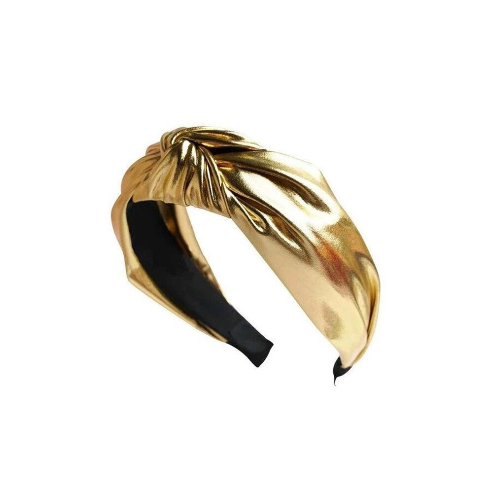Gold Lame' Top Knot Headband~Knotted Headband~Fashion Headband